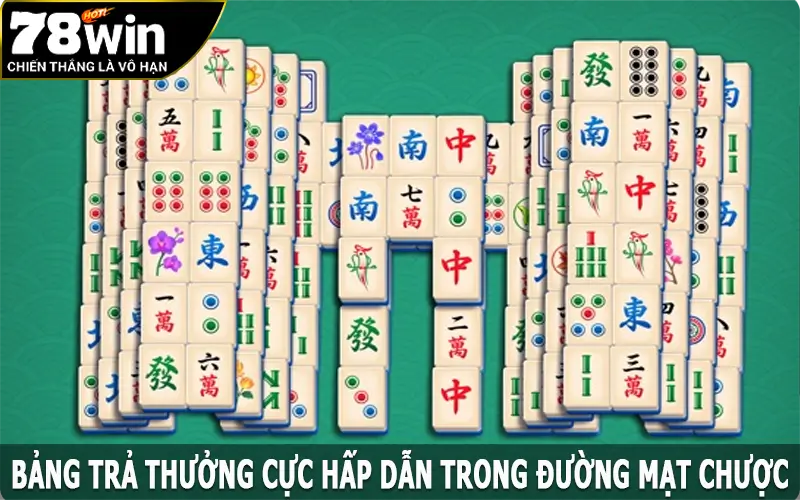 Bảng trả thưởng cực hấp dẫn trong Đường Mạt Chược